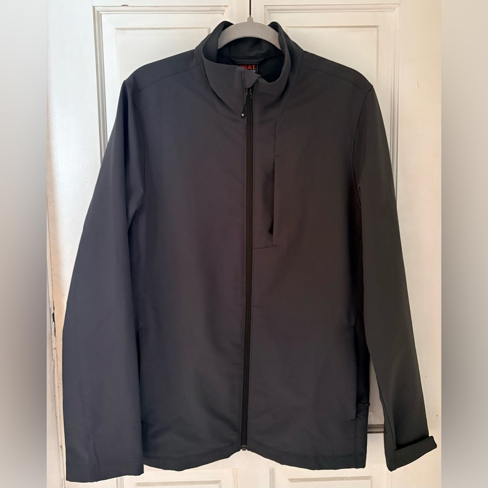 32 Degrees Men's Charcoal Windbreaker (Men’s S)